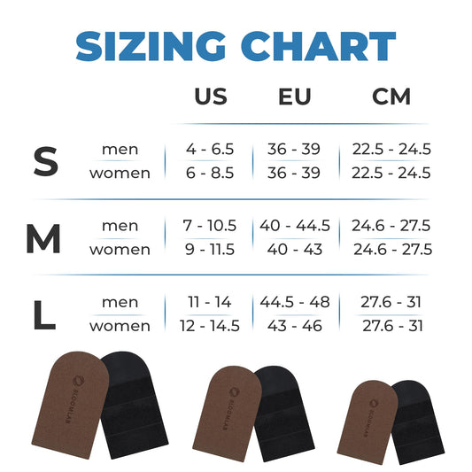 Adjustable Heel Lift Inserts – 3-Layer Support for Everyday Comfort – BloomLab