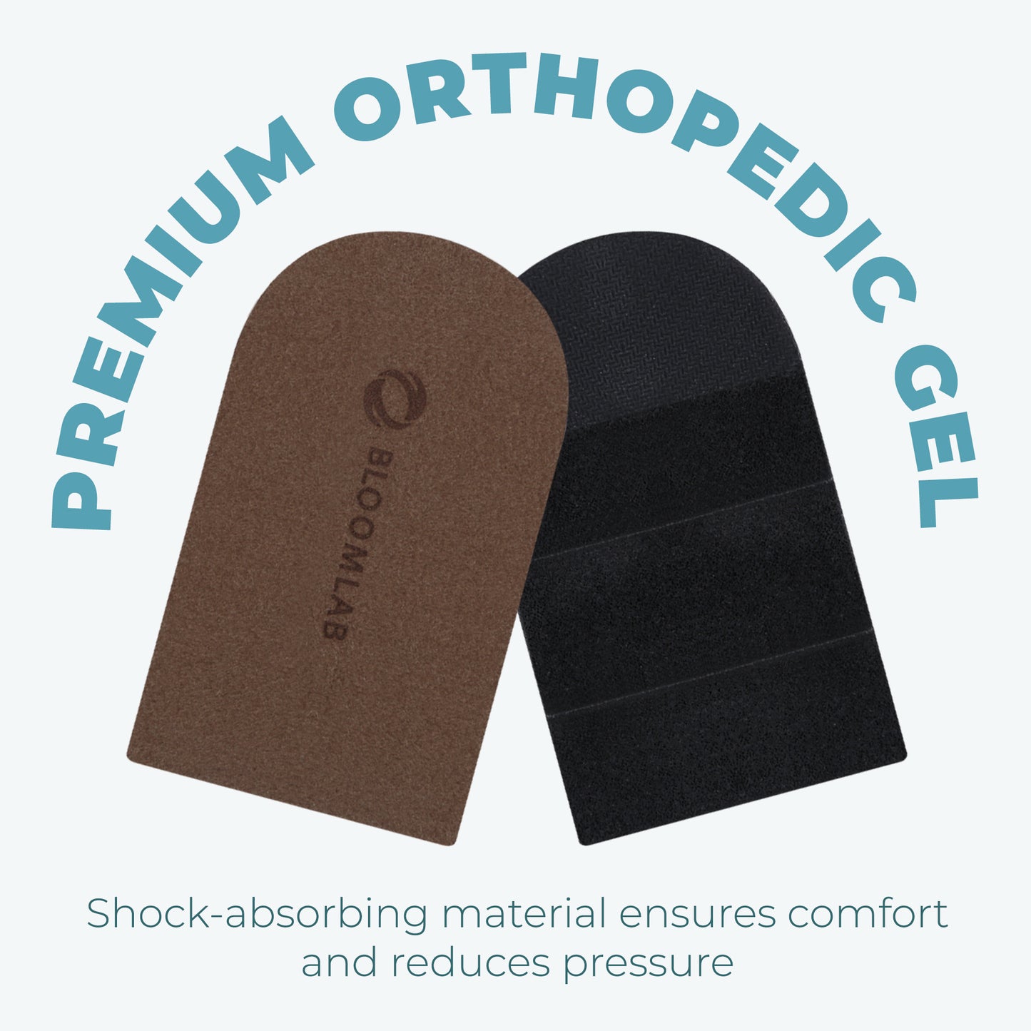 Adjustable Heel Lift Inserts – 3-Layer Support for Everyday Comfort – BloomLab