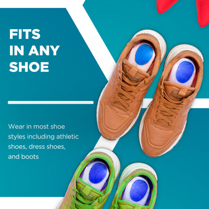 Ergonomic heel design improves comfort during daily movement or long standing